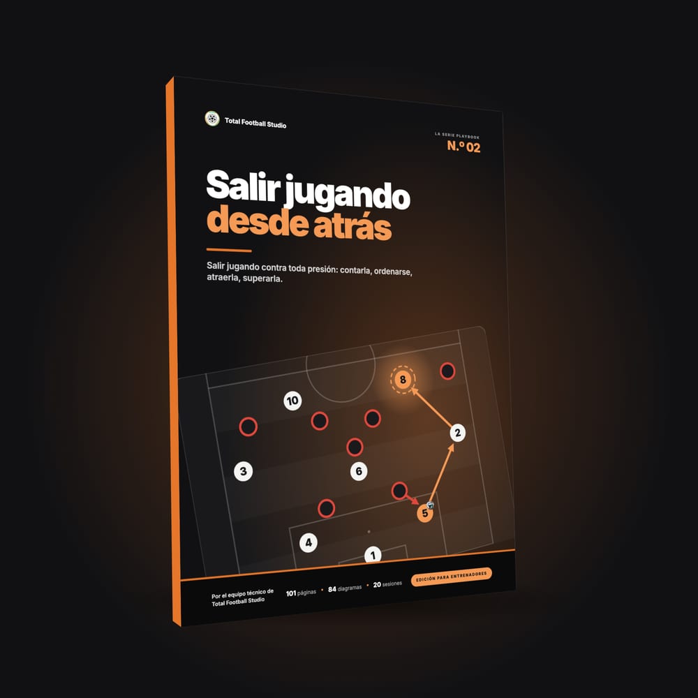 Salir jugando desde atrás, un e-book de la serie Playbook de Total Football Studio