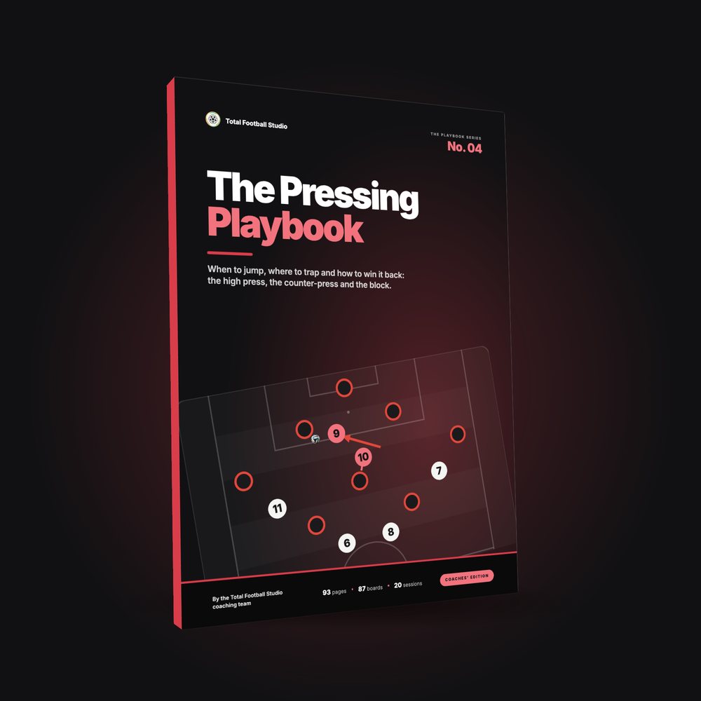 The Pressing Playbook, a Playbook Series e-book from Total Football Studio